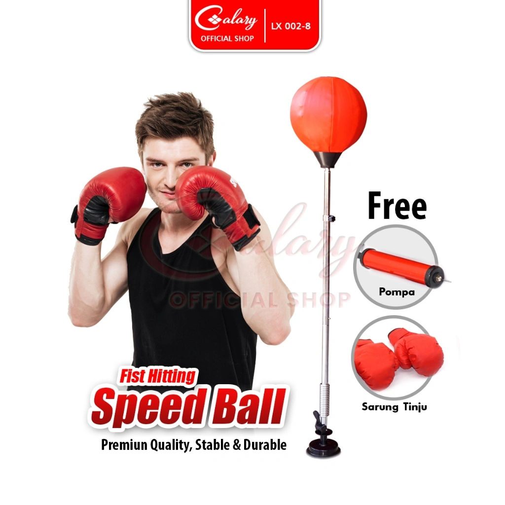 CALARY Speed Ball Standing Boxing Ball Sarung Tinju 002-8