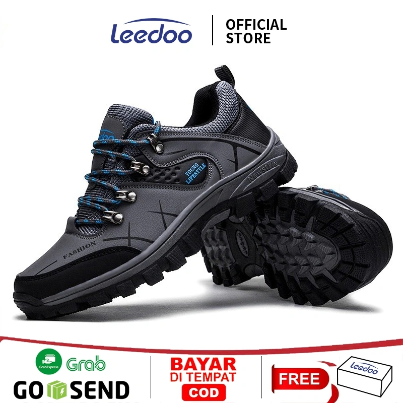 Leedoo Sepatu Hiking Anti Air Gunung Adventure Touring Outdoor Shoes MH202