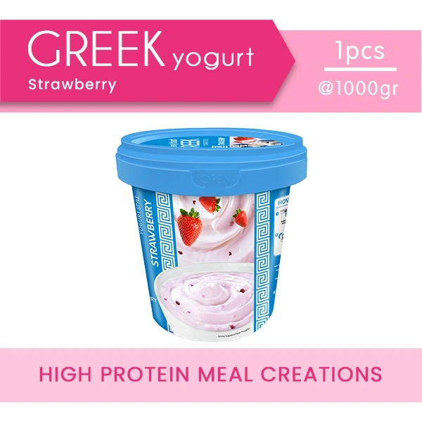 Heavenly Blush Greek Yogurt Strawberry 1 Liter [1 x 1L]