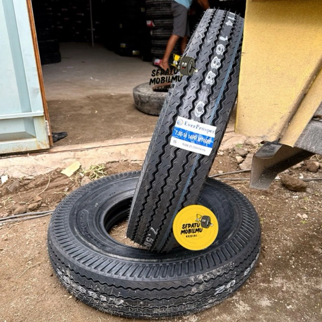 Ban Truk Everprosper 750.16 750-16 - Ban truk nilon benang - Ban truck murah indonesia - Ban lokal truk - MRF - ban truk murah kuat