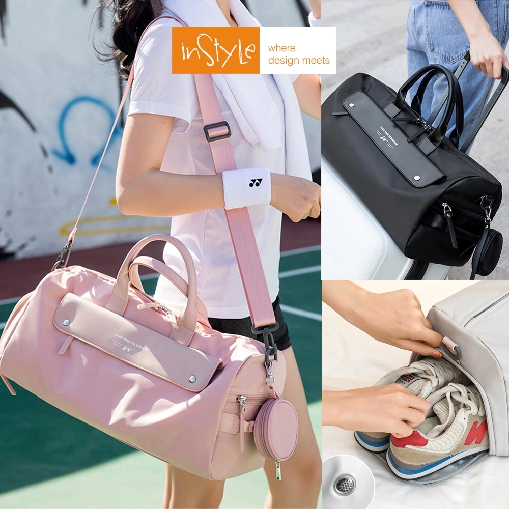 Tas Duffel Fitness Gym Travel Olahraga Oxford Anti-Air Bag (T14-G02)