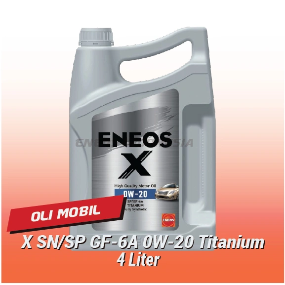Oli Mobil ENEOS X SN/SP GF-6A 0W-20 Titanium 4L