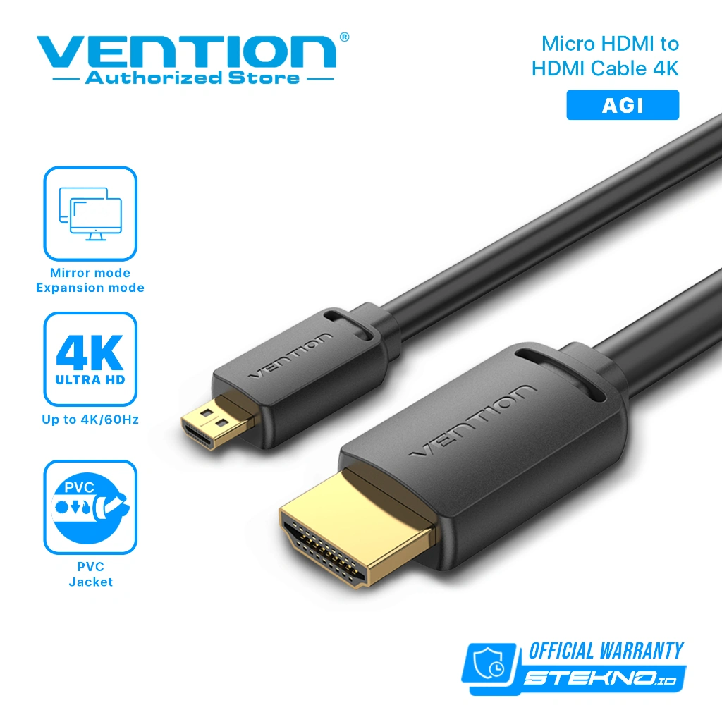 Vention Kabel Micro HDMI To HDMI Male to male For Camera PC Laptop