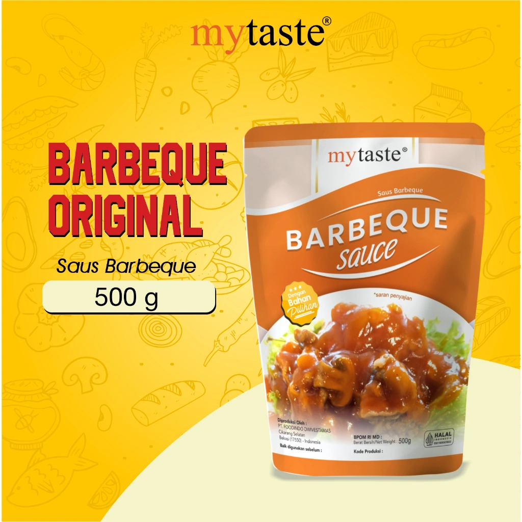 My Taste Barbeque Sauce 500gr Saus Barbeque Original Saos BBQ Bumbu Barbeque Daging Grill Bakar