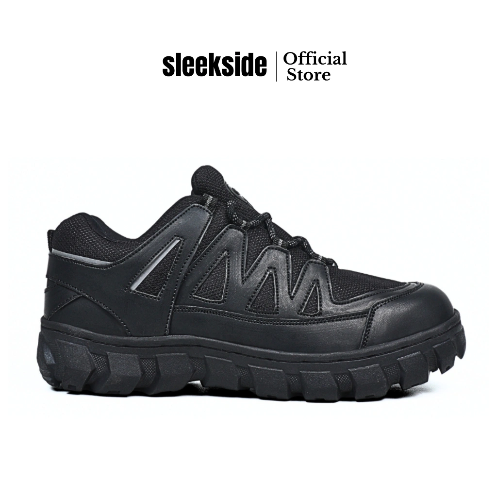 Sleekside Dragon Sepatu Safety Boots Ujung Besi Pria Wanita Hiking Proyek Outdoor Tracking Lapangan
