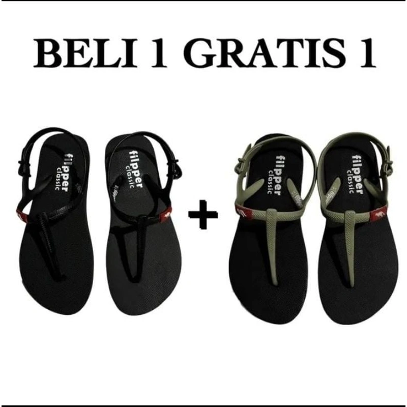 sandal filpper selempang unisex