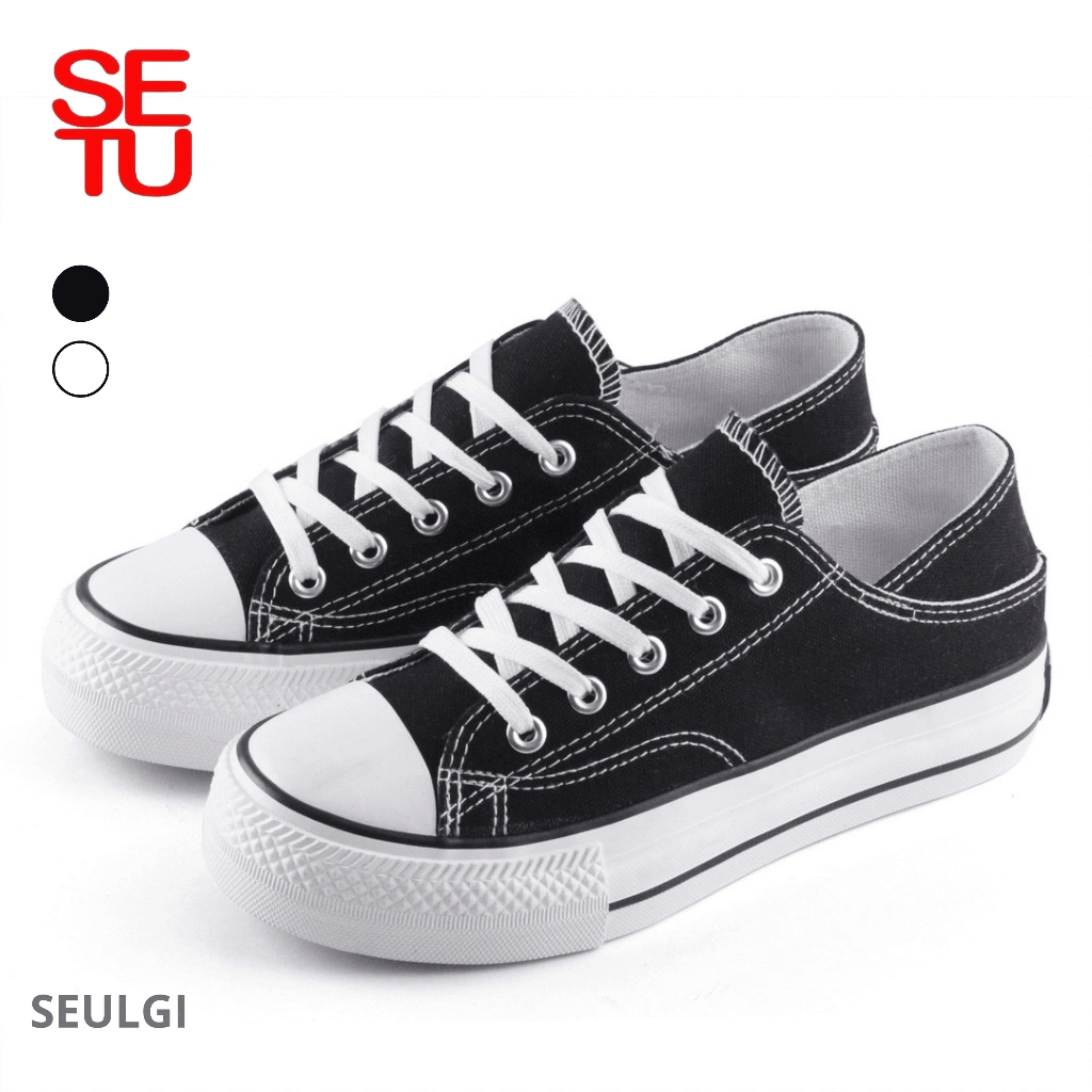 SETU Seulgi Free Kotak Sepatu Sneakers Sekolah Wanita Kanvas Multifungsi Korean Style Cewek Shoes 004
