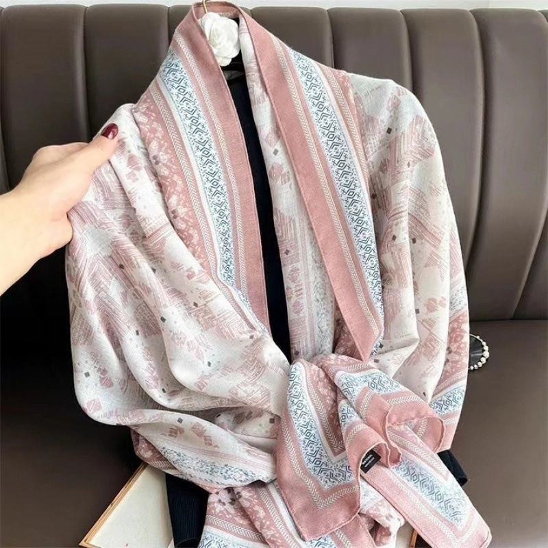 LADY HIJAB PASHMINA FLORA SCARF | PREMIUM QUALITY