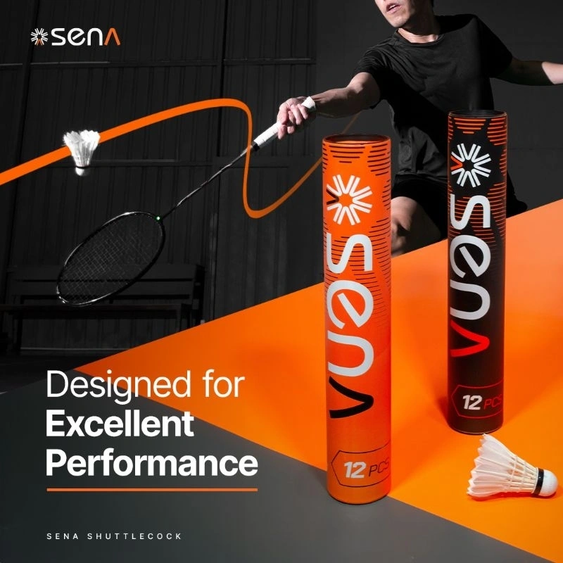SENA Sports Shuttlecock | Kok Bulutangkis Premium | Shuttlecock Badminton 12 Pcs | Kok Badminton