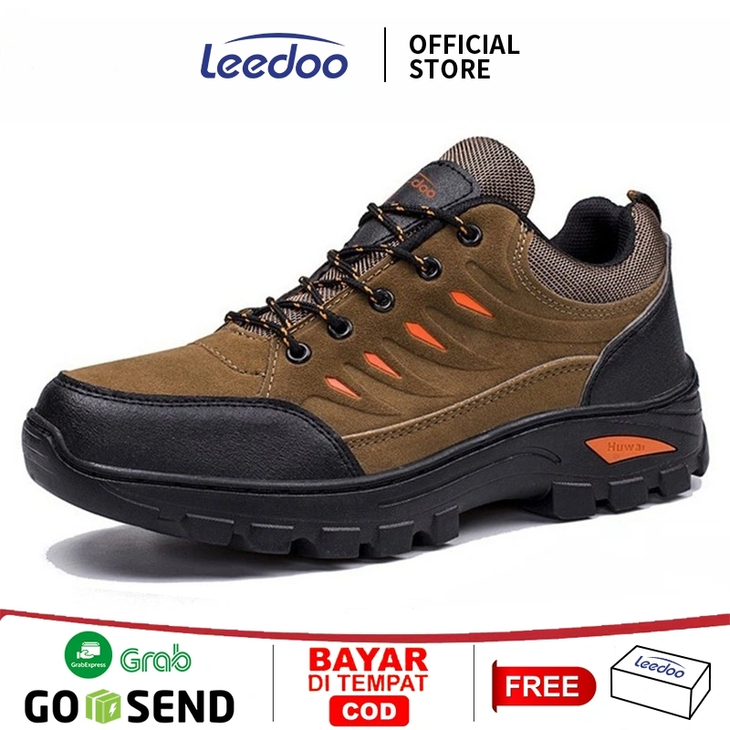 Leedoo Sepatu Hiking Gunung Pria Tahan Air Outdoor Sport Shoes Dewasa SP101