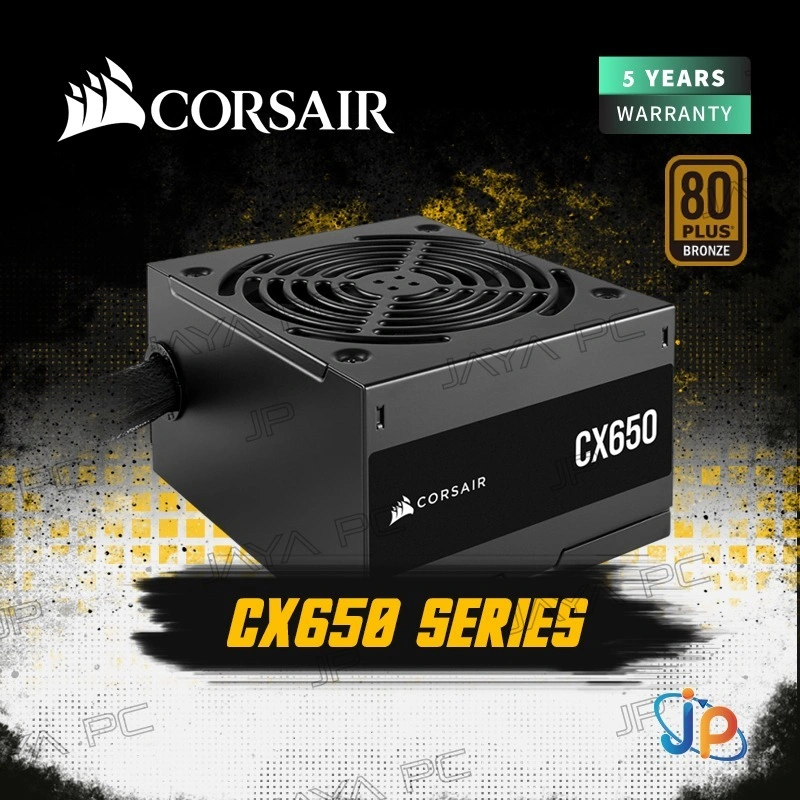 Corsair CX650 650W PSU - Power Supply 650 Watt 80+ Bronze