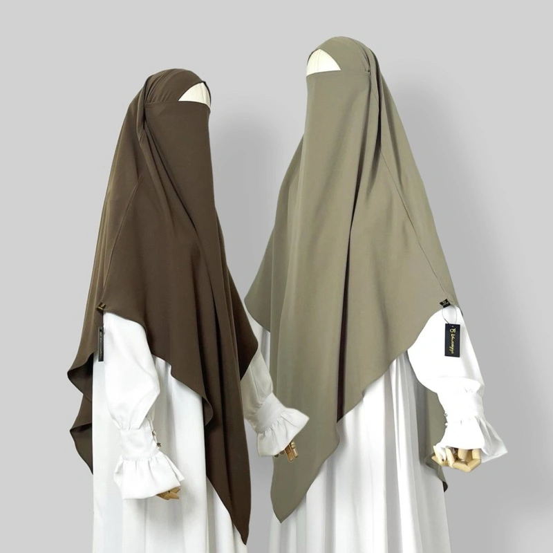 Tsurayya - Frenchkhimar Khadijah Bahan Mazen Anti UV By Sultan Model Lancip