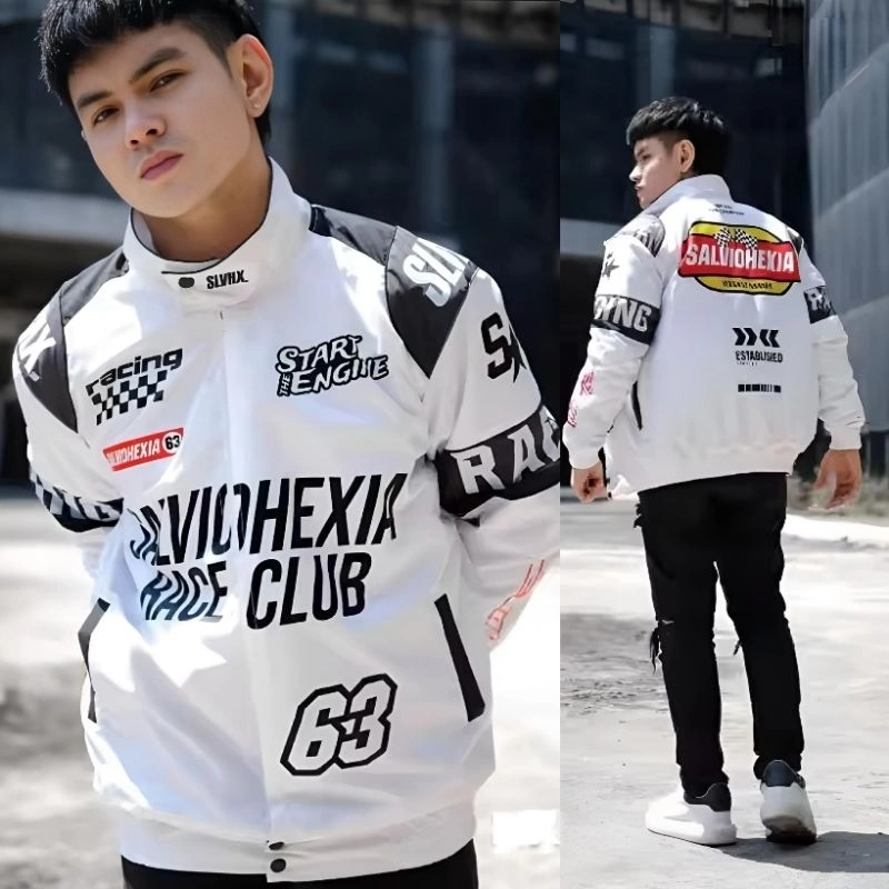 JAKET MOTOR - NASCAR JACKET -JAKET RIDING SLVHX RACING PREMIUM ORIGINAL
