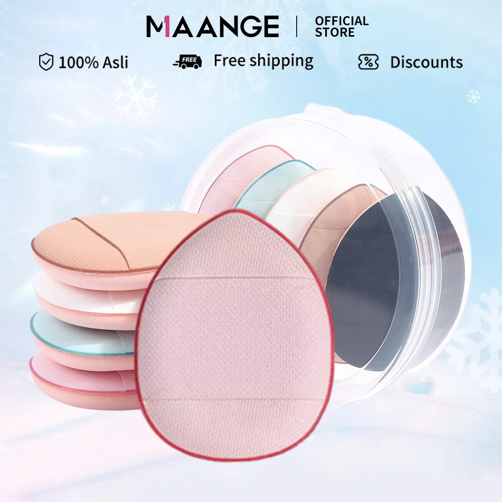 MAANGE Satu Jari Mini Bedak Foundation Detail Spons Rias Wajah Concealer Krim Campuran Kosmetik Aksesoris Alat Rias 1331