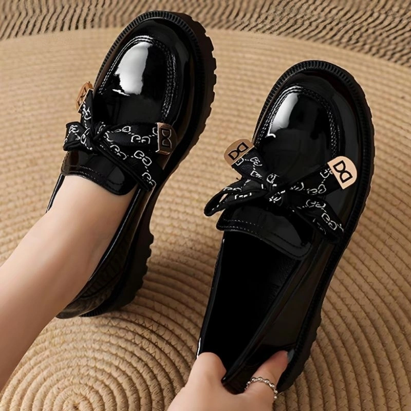 AGI0972 Sepatu Docmart Wanita import kekinian gaya korea model Oxford terbaru termurah COD