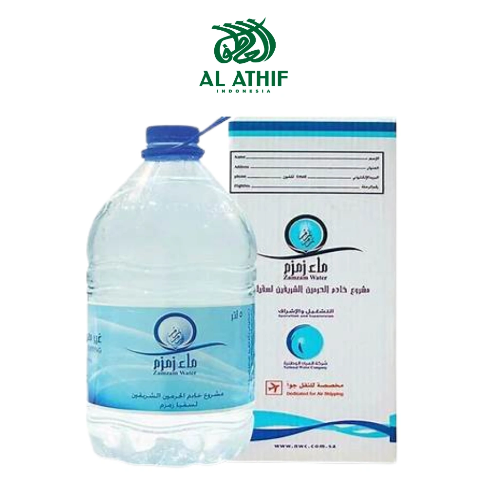 Air Zam Zam Asli 100% 5 Liter Asli Saudi