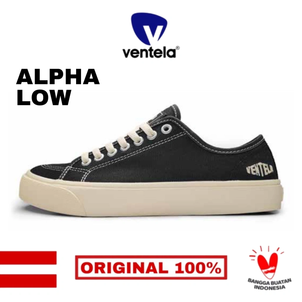Ventela Alpha Low Black Natural