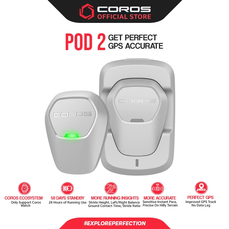 Coros Run Pod 2 GPS Perfomance Optimization Device Tracker
