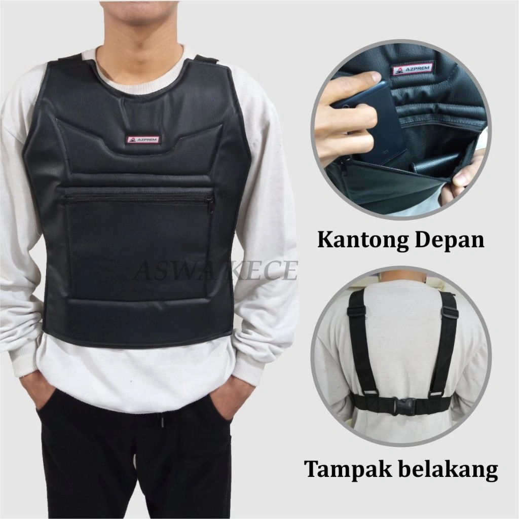 Rompi Motor Anti Angin Body Protector Bikers Pelindung Dada