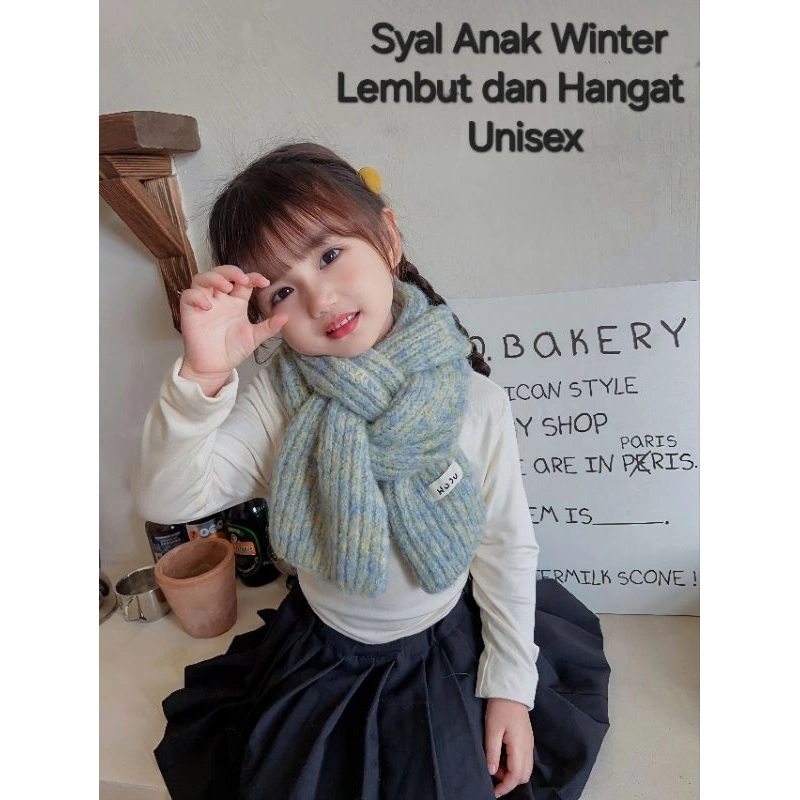 Syal Musim Dingin anak  / Winter Scarf / syal winter / syal anak 013