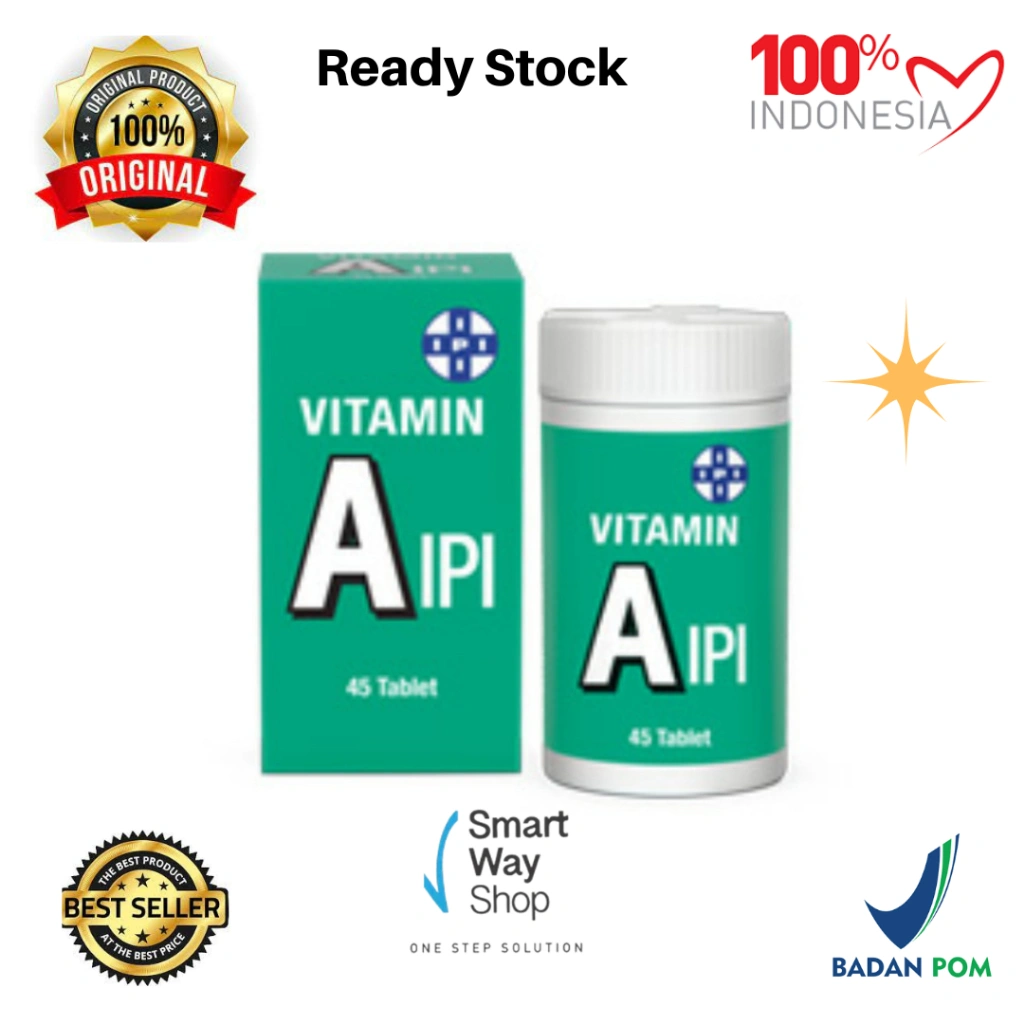Vitamin A 2000iu IPI Vitamin A isi 45 Tablet HALAL ORI BPOM