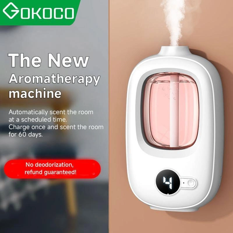 GOKOCO Humidifier Diffuser Aromaterapi Mini Aromaterapi Pewangi Ruangan LED Otomatis