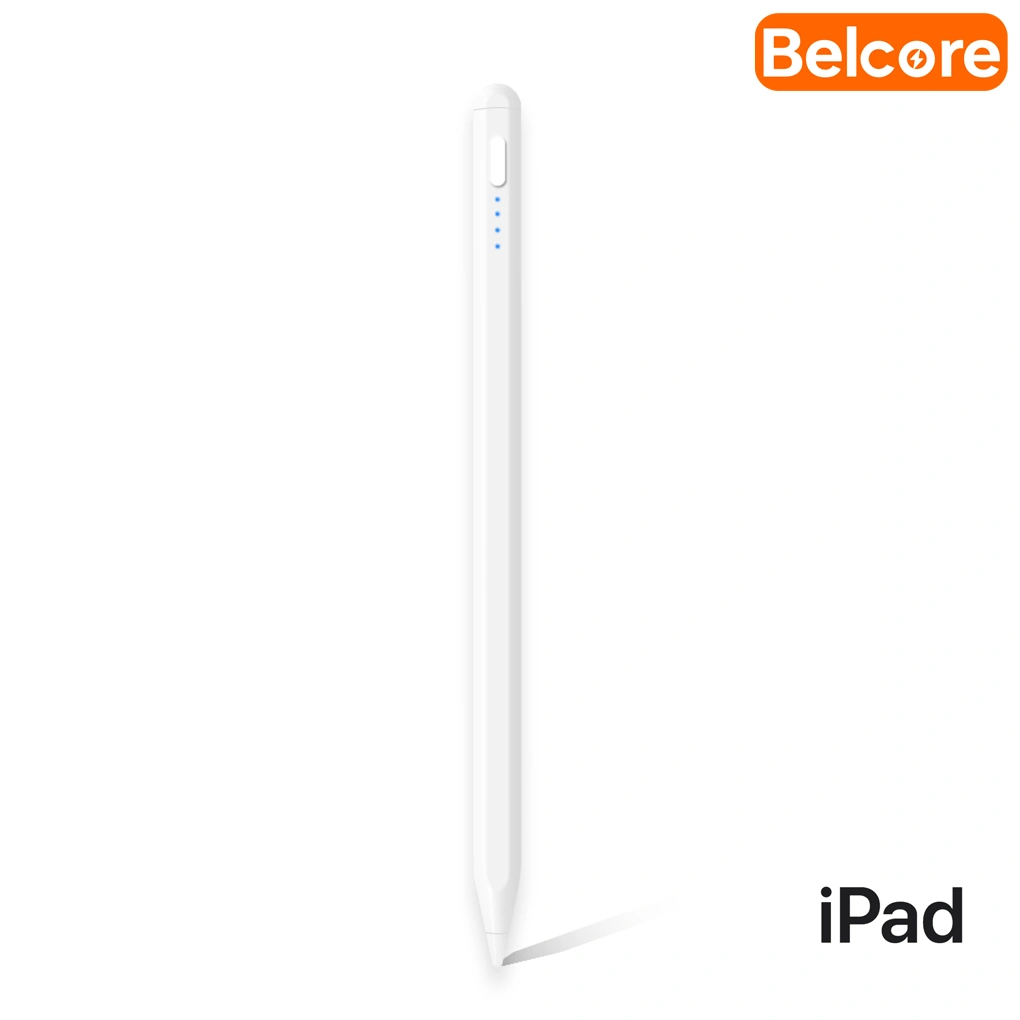 Belcore Stylus Pencil for iPad Touch Screen Anti-Mistouch Active Pencil With Palm Rejection Tilt Sensitive Magnetic Function Active Pencil Pen for iPad mini 6 Air 4 Air 5 2019 2020 2021 Pro 11 Pro 12.9