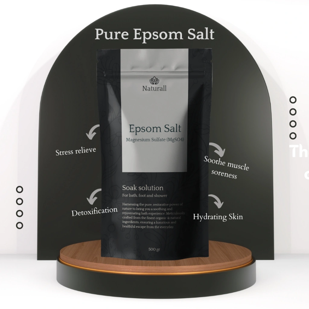 Naturall Pure Epsom Salt - Garam Mandi Epsom Murni 500 gram