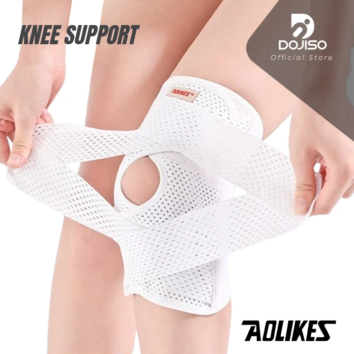Knee Support Aolikes 7900 Deker Pelindung Lutut Olahraga Terapi Lutut Penyangga Lutut Nyeri Cedera Lutut