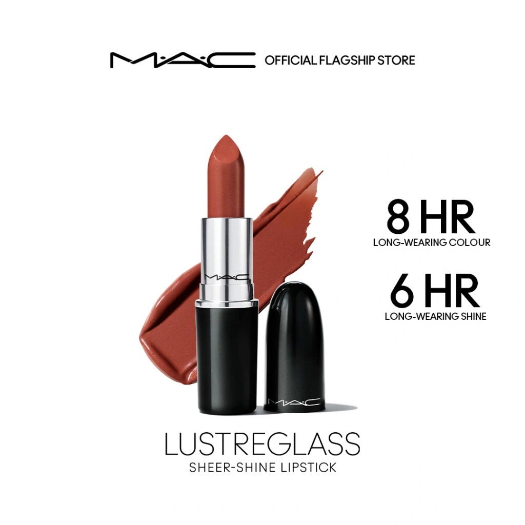 MAC Lustreglass Sheer-Shine Lipstick / Lipstik Glossy Melembapkan [Exclusive Promo]