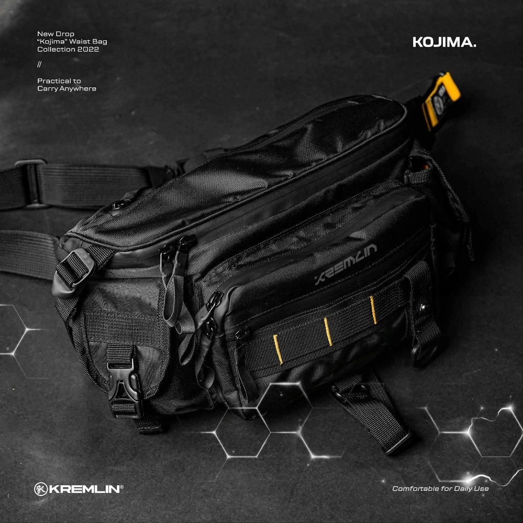 KREMLIN Waistbag Double Strap Tas Pinggang Original - KOJIMA