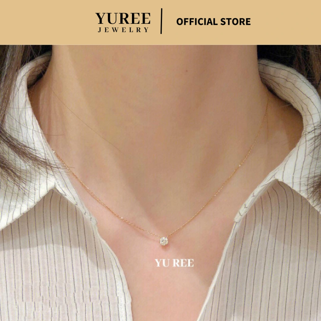 YUREE • Nana Necklace • Kalung Mata Satu Nagita Titanium Wanita