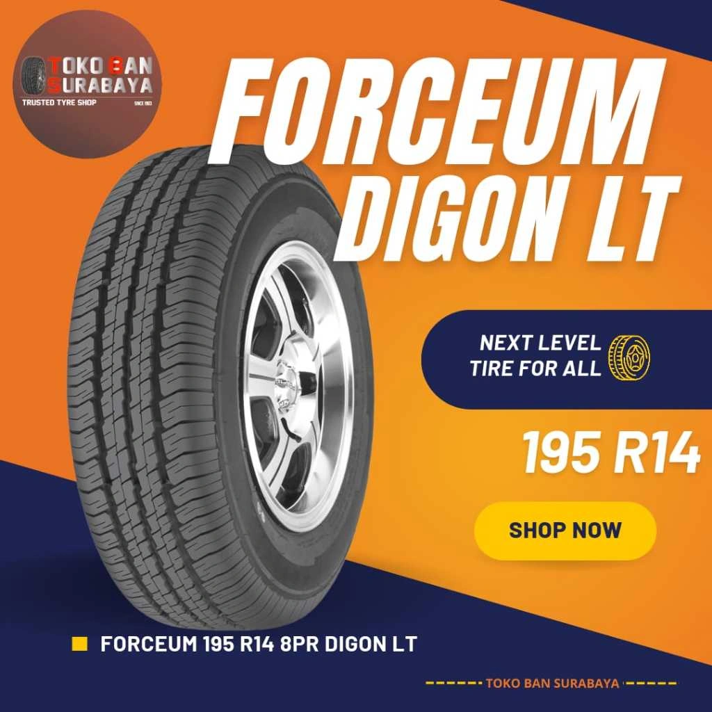 ban mobil Forceum 195 R14 8PR 195/14 195-14 195R14 195/R14 R14 R 14 8 PR DIGON LT DIGONLT tahun terbaru