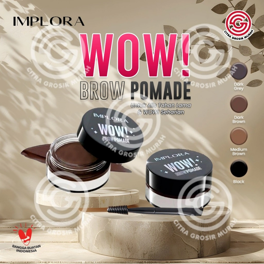 Implora Wow Brow Pomade BPOM