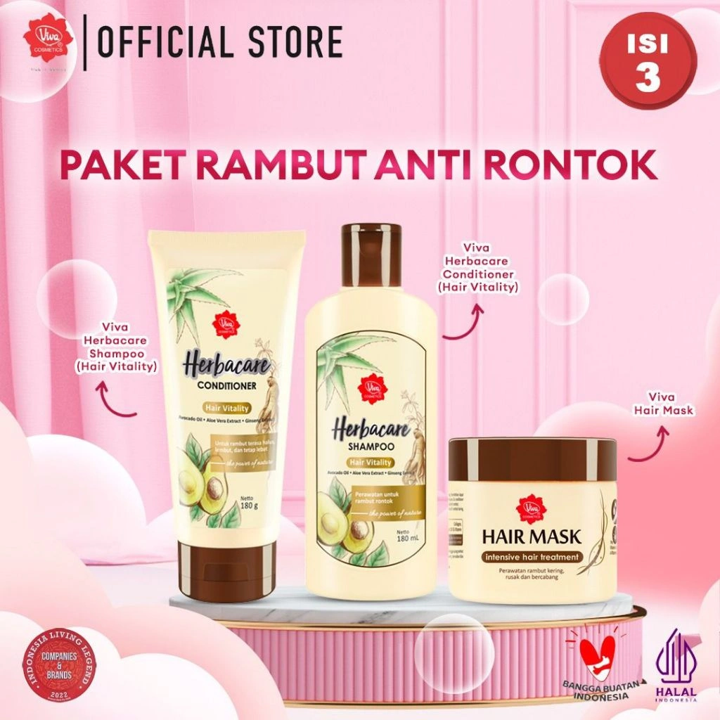 [PROMO] Paket Healthy Hair - INTENSE HAIR FALL TREATMENT (isi 3 item)