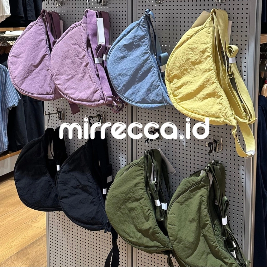 TAS BAHU MINI BULAT UNIQLO - ROUND MINI SHOULDER BAG UNISEX