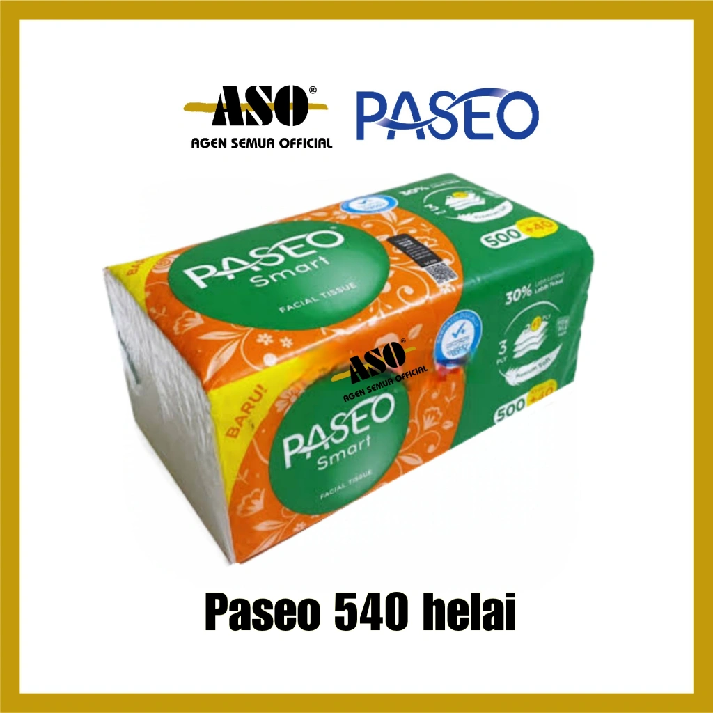 tissue / tisu paseo smart 540 helai facial tissue PROMO !!!