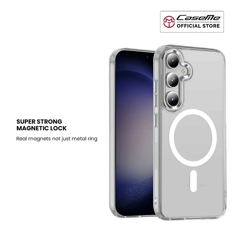 Caseme Casing Magcase Akrilik Samsung A16 A26 A36 A56 5G Soft Case Clear Anti Menguning support magsafe