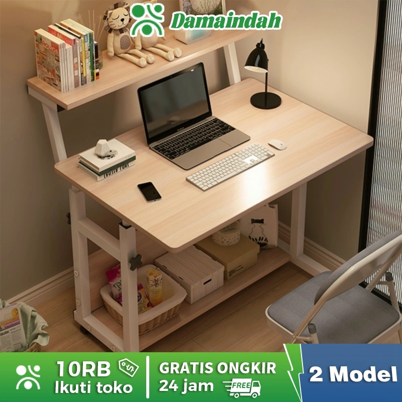 Damaindah Meja Belajar Anak Set Kursi/ Meja Anak Disesuaikan / Meja Portable / Meja Laptop / Meja Adjustable / Meja Laptop Adjustable / Meja Kerja / Meja Belajar / Dapat diangkat