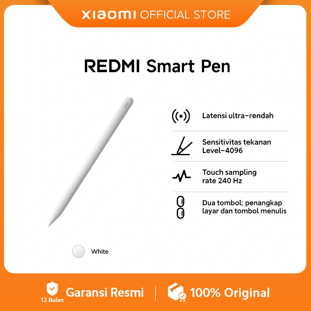 Xiaomi Redmi Smart Pen | Compatible Model | Touch sampling rate 240 Hz [ Official Store ]