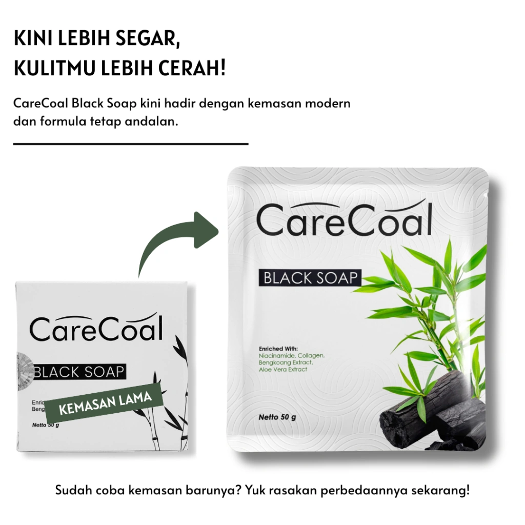 Carecoal Black Soap - Promo Beli 2 Gratis 2