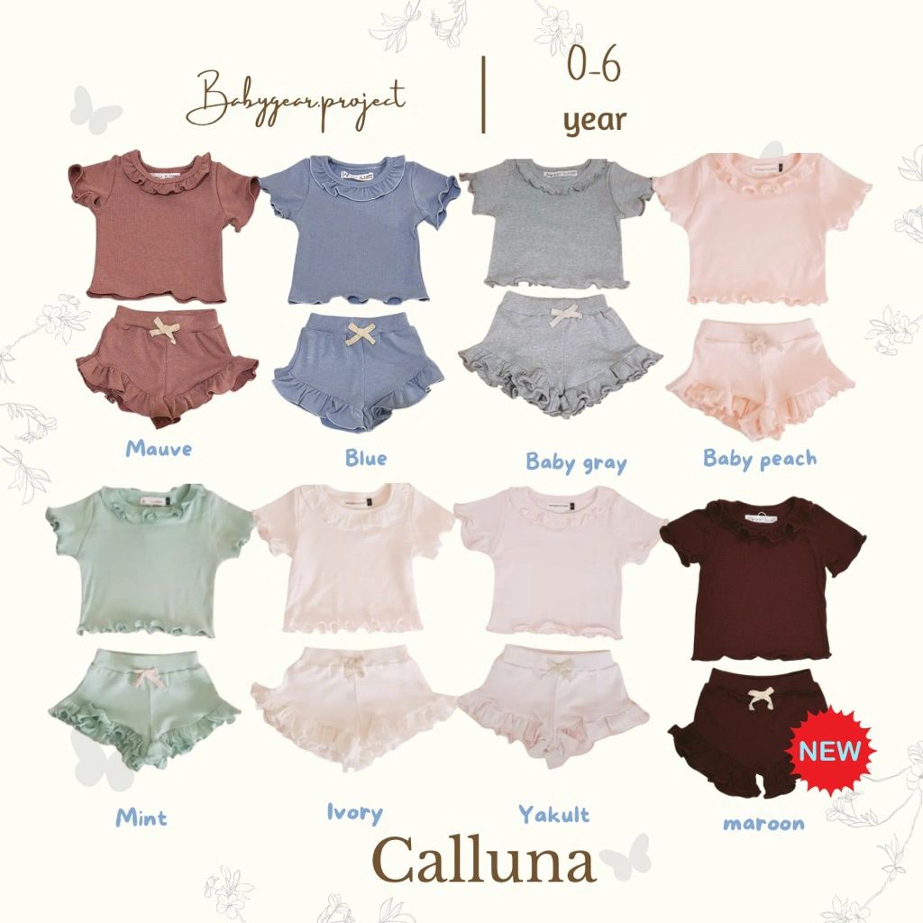 BABYGEAR.PROJECT - CALLUNA SET - Dress Anak Perempuan (0-5 tahun)