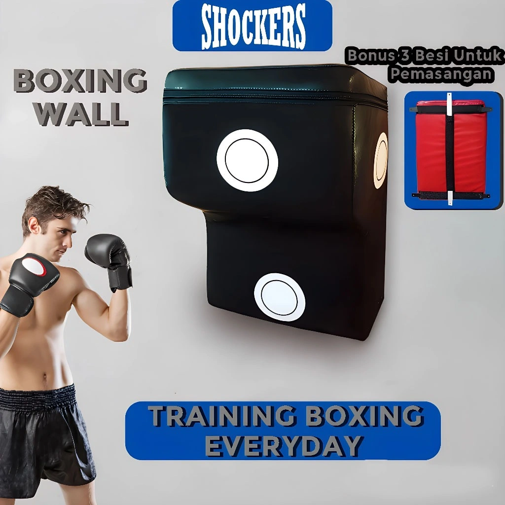 Samsak Dinding Wall Pad Bantalan Tinju & Beladiri Olahraga Boxing Muaythai MMA