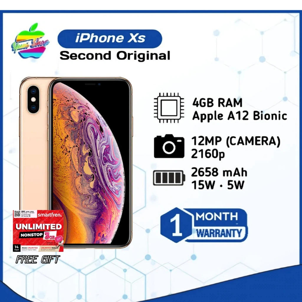 XS 512GB 256GB 64GB SECOND ORIGINAL 100%  FULLSET