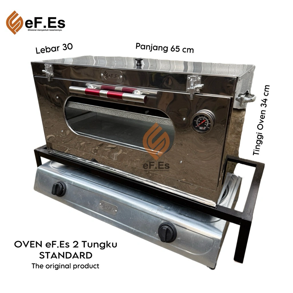 eF.Es OVEN KOMPOR 2 TUNGKU OVEN TANGKRING STAINLES STELL
