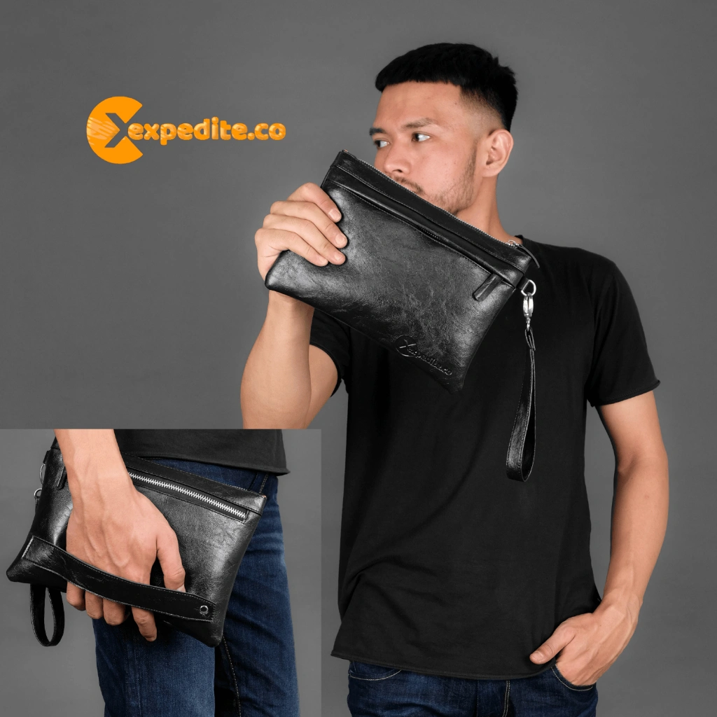 EXPEDITE.CO - Handbag Ghege Tas Tangan Pouch Kulit Pria