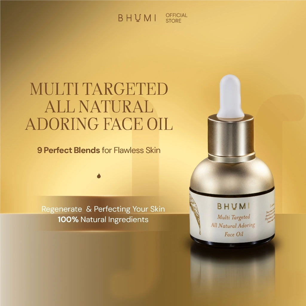 BHUMI MULTI TARGETED ALL NATURAL ADORING FACE OIL