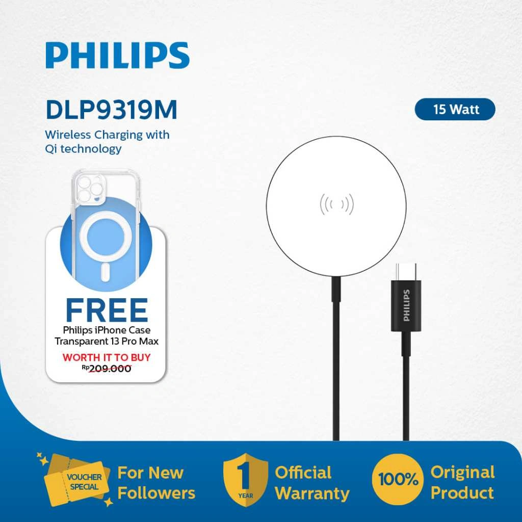 Philips DLP9319M Magsafe Wireless Charger Pad 15W / DLP 9319