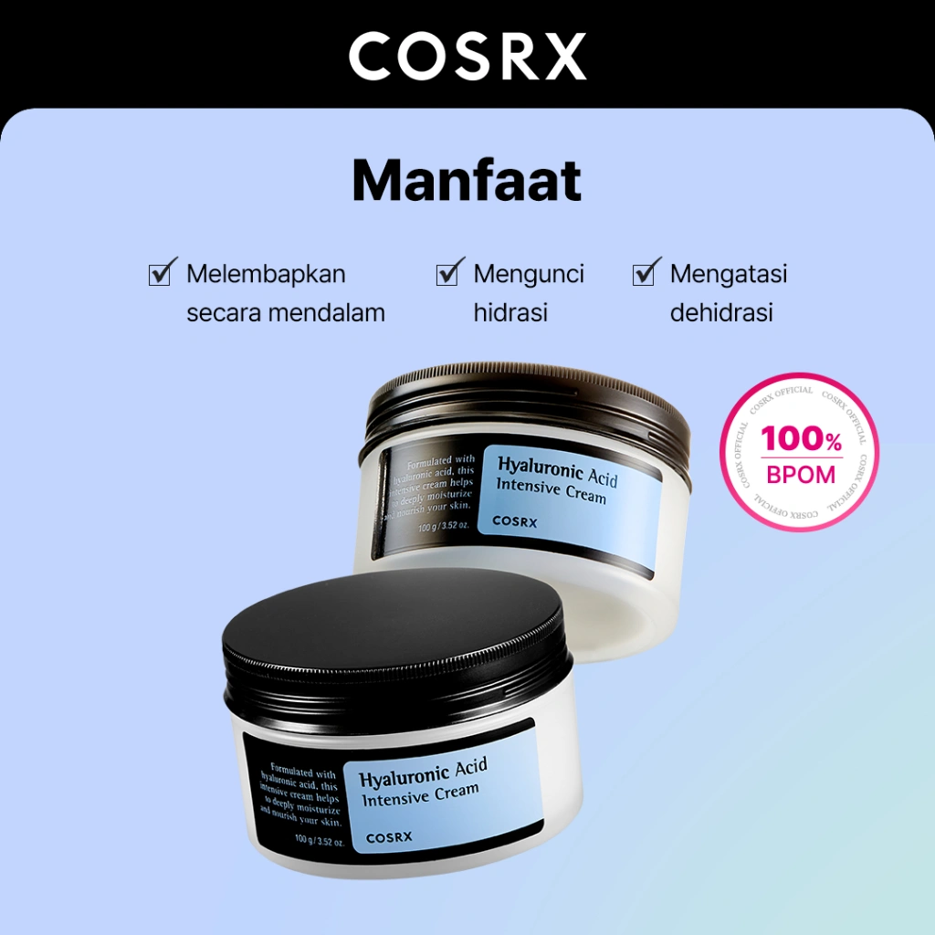 COSRX Hyaluronic Acid Intensive Cream, Size - 100 ml