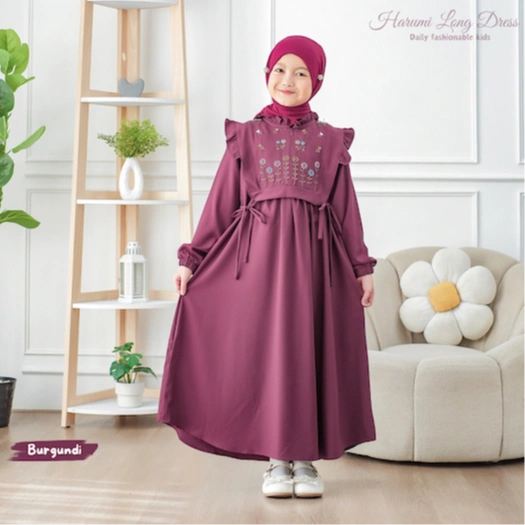 HAYYA - Harumi Long Dress Anak Perempuan